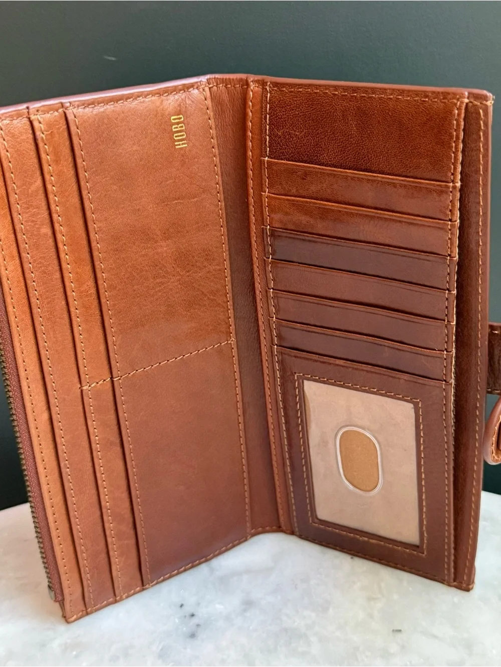 HOBO Dunn Continental Wallet in “Pecan Ridge” - Picture 8 of 13
